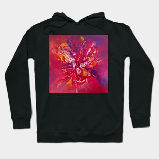 Close Your Eyes - Warm Abstract Hoodie